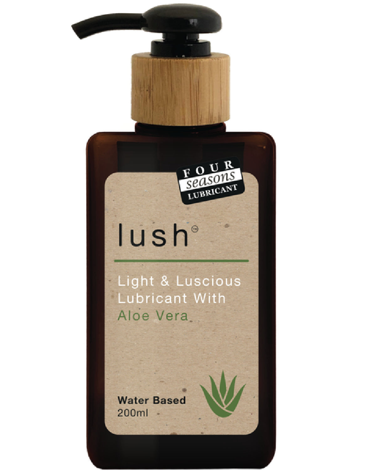 Four Seasons Lush Aloe Vera Lubricant 200ml > Lube > Water Based