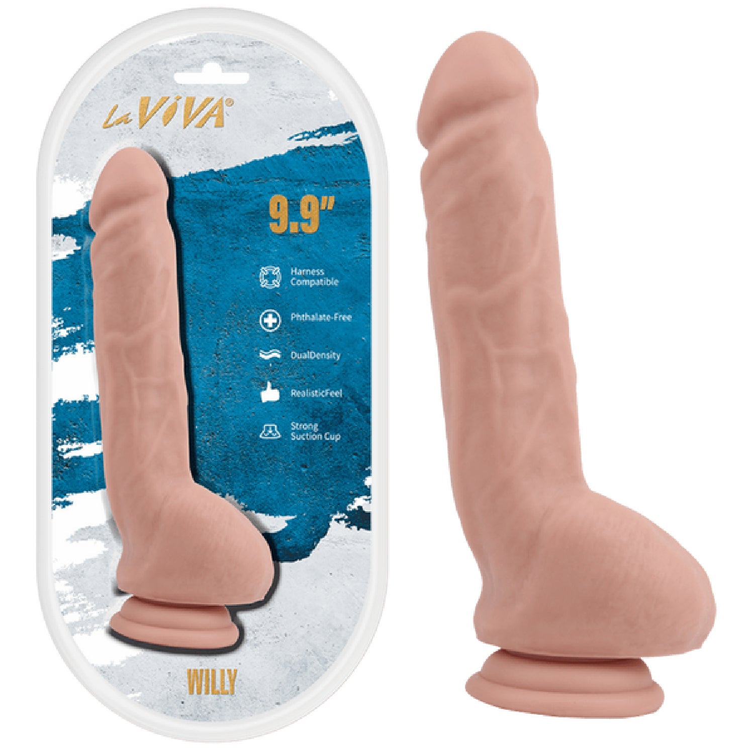 Willy 9.9 Inch Flesh Aussie Dongs by Willy – Adult Stuff Warehouse