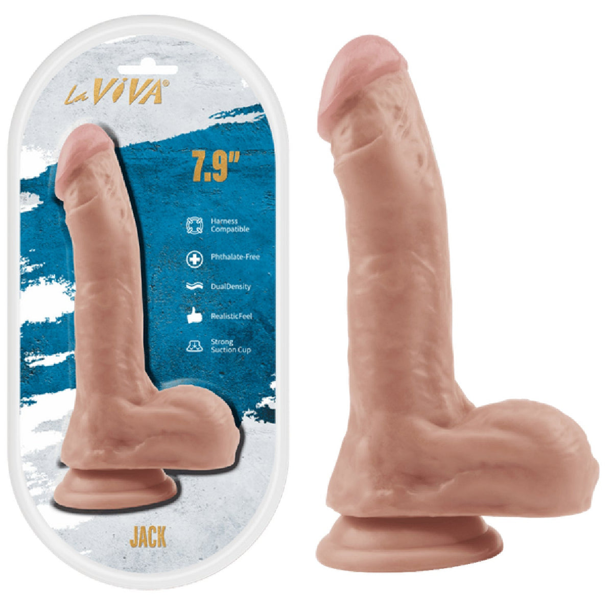 Jack 7.9 Inch Dildo – Realistic Pleasure Toy > Dildos > Realistic Dildos Main image