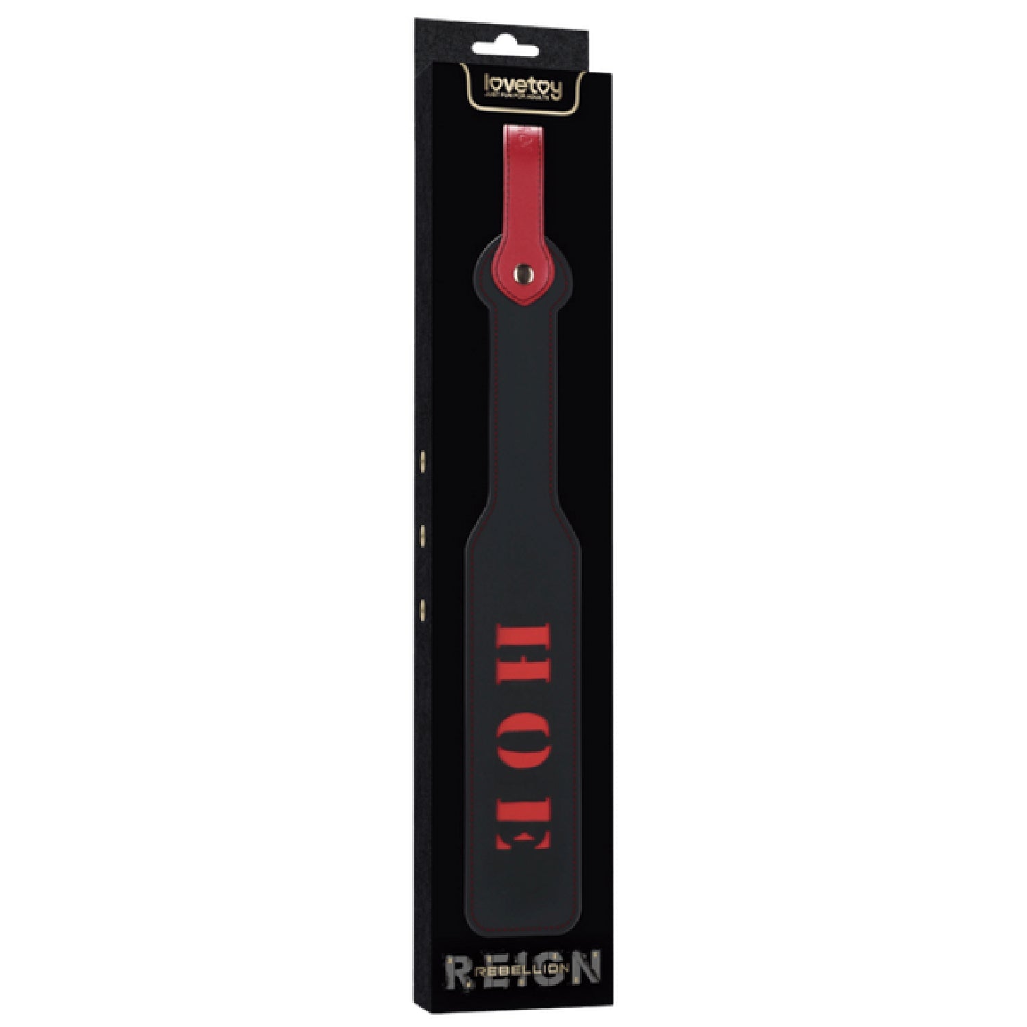 Rebellion Reign – 15 Inch PU Paddle with Cut-Out Design Paddle > Bondage Gear > Paddles