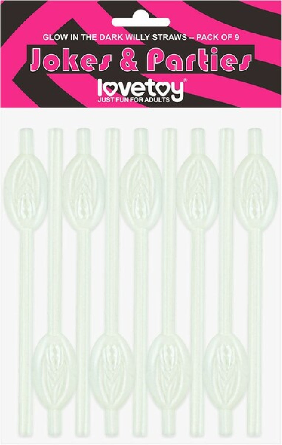 Pussy Straws – 9 Pack Straws > Novelties > Party Supplies