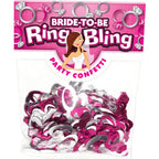 Bride To Be - Ring Bling Party Confetti – Decorative Party Confetti > Novelties > Bachelor & Bachelorette Items