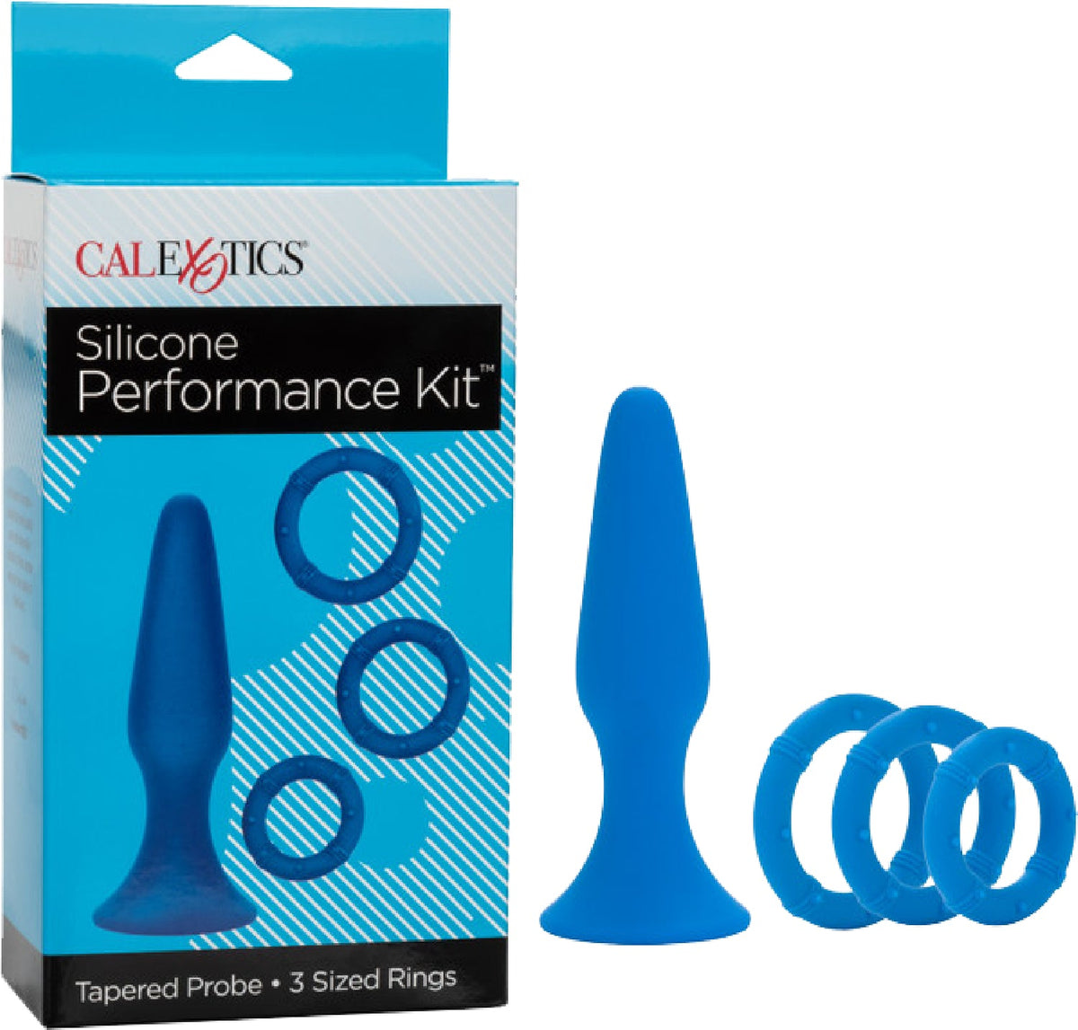 Posh Silicone Performance Kit – Body-Safe Silicone Erection Rings and Anal Toy Set > Anal Range > Butt Plug Kits
