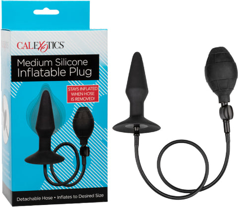 CalExotics Medium Silicone Inflatable Plug – Inflatable Anal Plug with Detachable Hose > Anal Range > Tunnel and Stretchers
