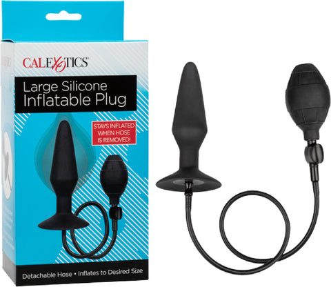CalExotics Medium Silicone Inflatable Plug – Inflatable Anal Plug with Detachable Hose > Anal Range > Tunnel and Stretchers