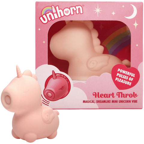 Heart Throb The Pulsing One (Soft Pink) – Mini Vibrator with 10 Speeds and Tongue Motion Patterns > Sex Toys For Ladies > Clitoral Vibrators and Stimulators