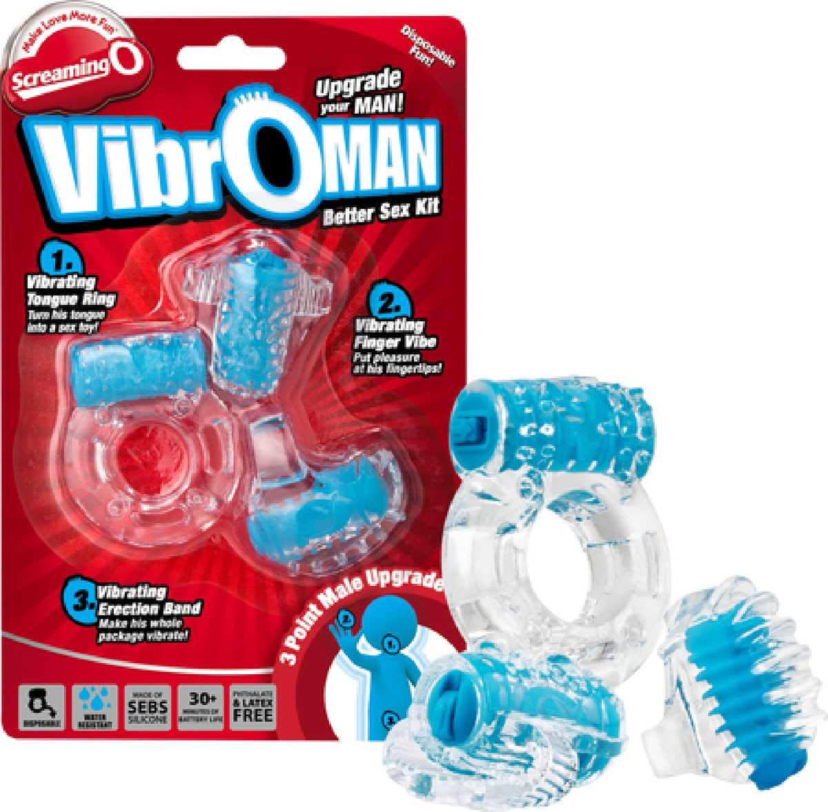 Vibroman Starter Kit – Mini Vibrators Exploration Sex Toy Set > Sex Toys > Couples Toys