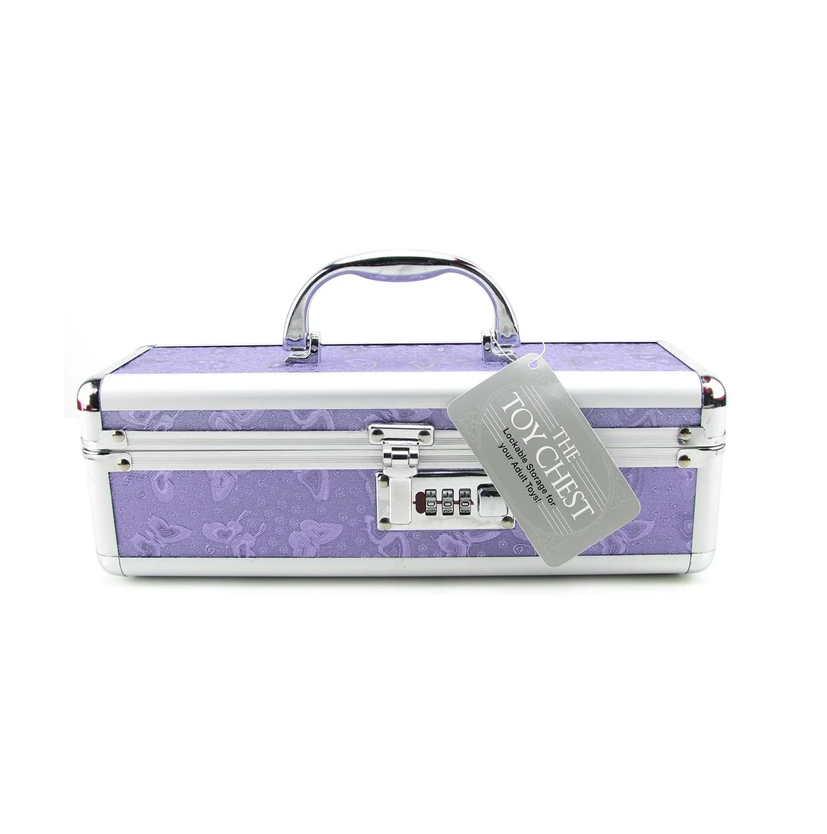 The Toy Chest Small Purple Lockable Case 12 x 4 x 4 Inches > Essentials > Toy Storage Main image