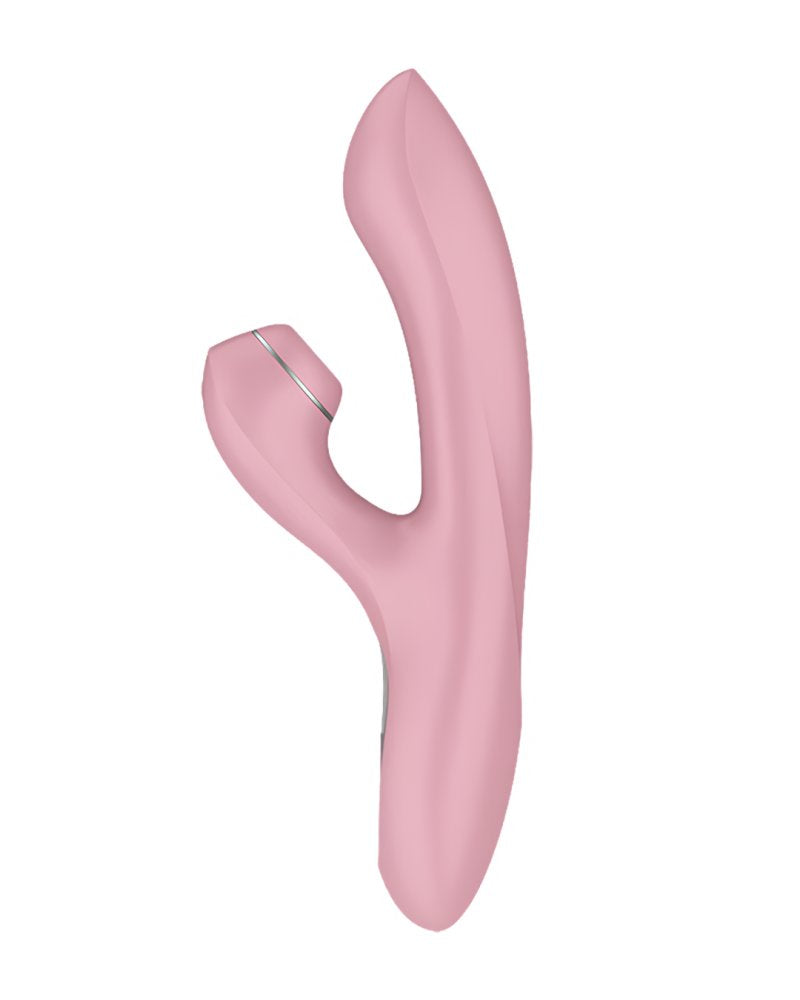 Satisfyer Pro+ Air Pulse G-Spot Vibrator Battery Series Rosa