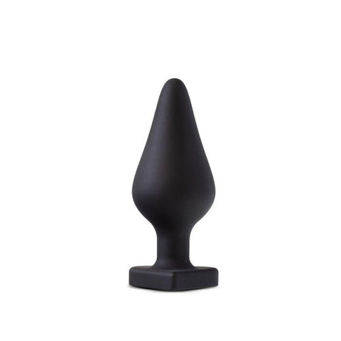 Temptasia Heart-Shaped Butt Plug Black for Intimate Play