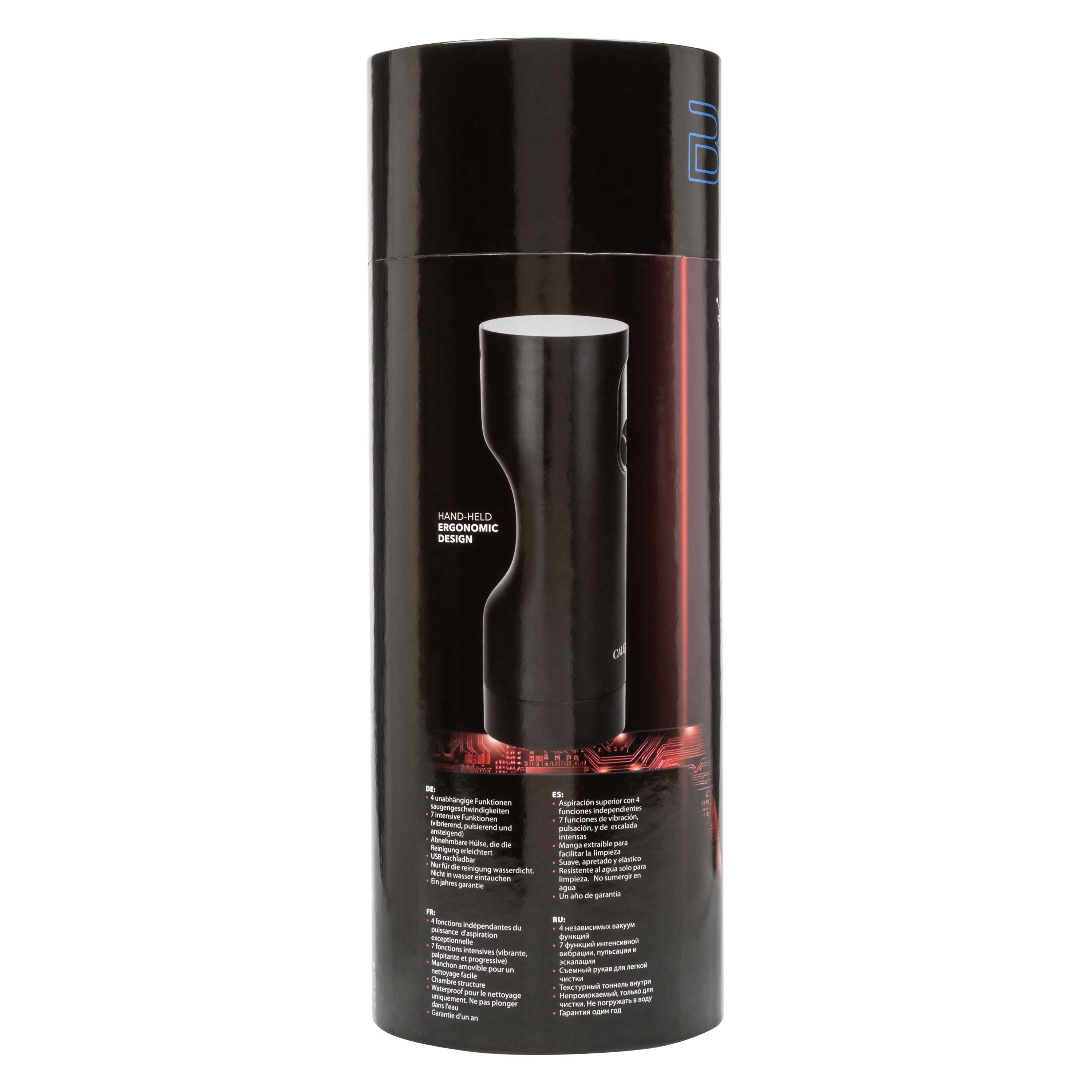 Bionic Sucking and Vibrating Masturbator Black with 4 Suction Levels and 7 Vibration Modes Black > Sex Toys For Men > Masturbators Premium