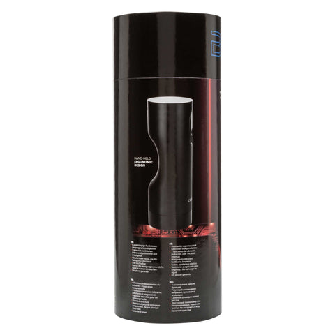Bionic Sucking and Vibrating Masturbator Black with 4 Suction Levels and 7 Vibration Modes Black > Sex Toys For Men > Masturbators Premium