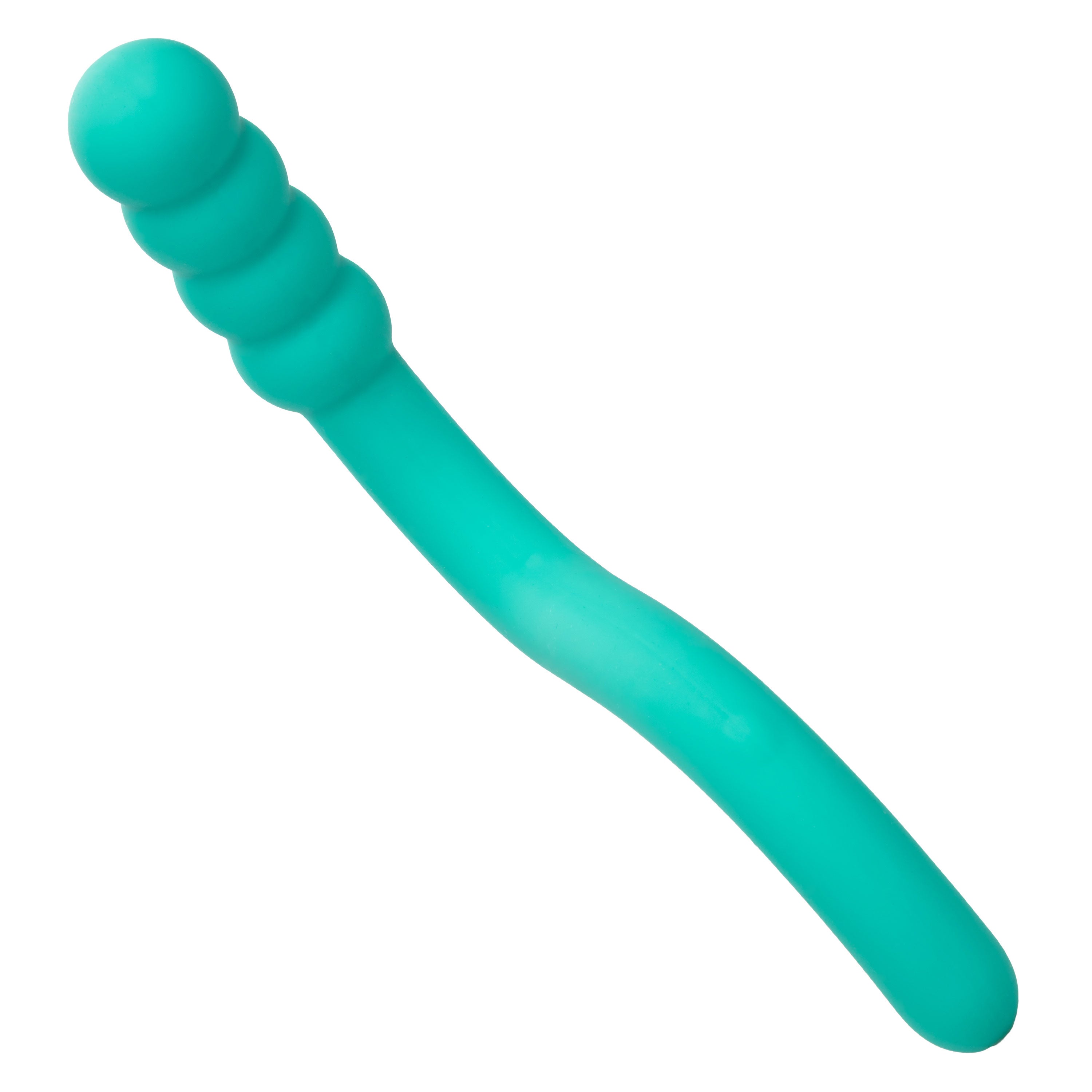 Pretty Little Wands Bubbly Slim Flexible Silicone Massager with 10 Speeds Waterproof Vibrator in Teal > Vibrators > Standard Vibrators