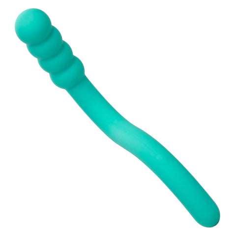 Pretty Little Wands Bubbly Slim Flexible Silicone Massager with 10 Speeds Waterproof Vibrator in Teal > Vibrators > Standard Vibrators