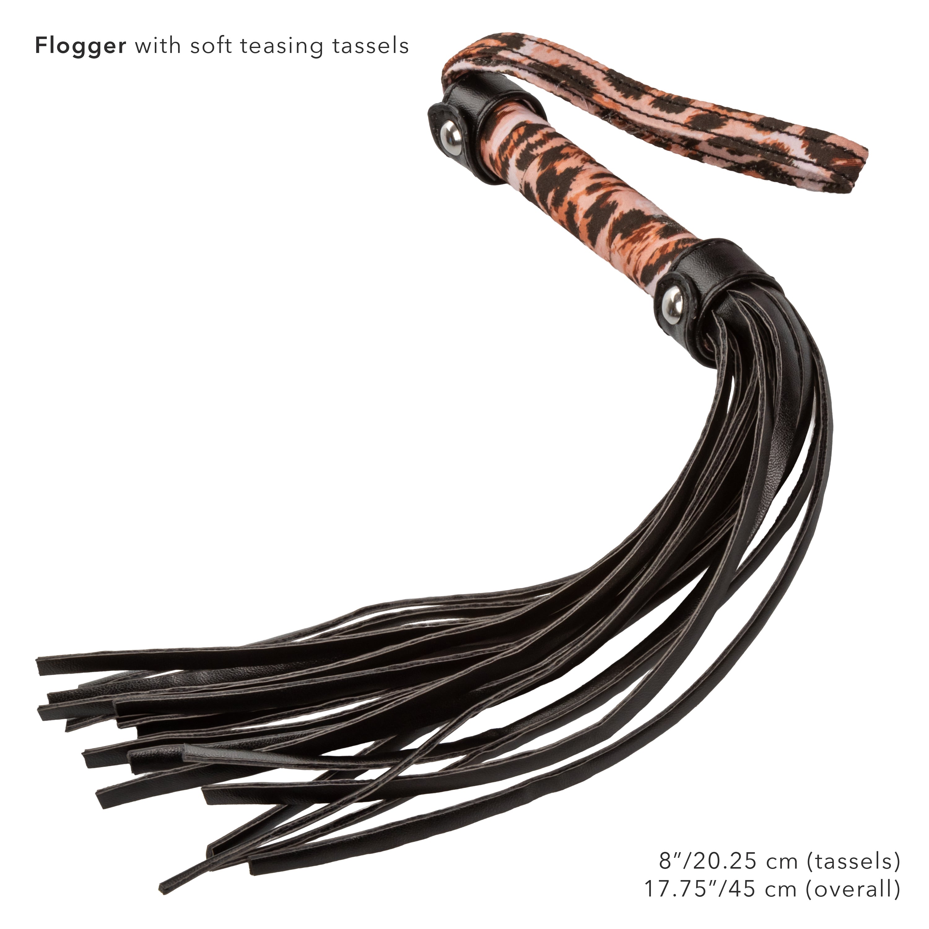 Unleashed Adventure Set 7-Piece Animal Print Faux Leather BDSM Kit with Travel Case > Bondage Gear > Bondage Kits