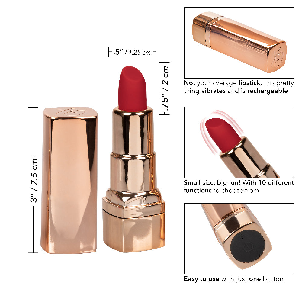 Hide and Play Lipstick Red Mini Massager > Vibrators > Mini Vibrators