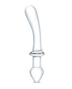 Glas 9 Inch Classic Curved Dual-Ended Clear Glass Dildo G-Spot and Anal Play > Glass > Dildos