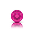 Cheeky Charms Pink Vibrating Metal Butt Plug Remote Medium > Anal Range > Vibrating Butt Plugs