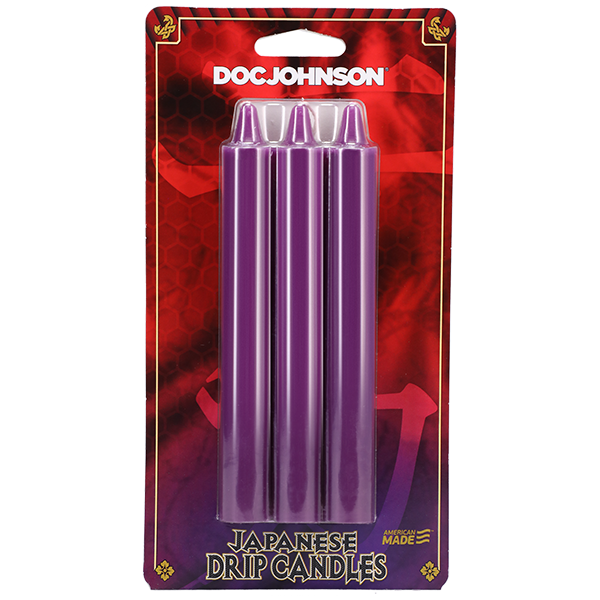Japanese Drip Candles Purple Sensation Play 3 Pack > Candles > Drip