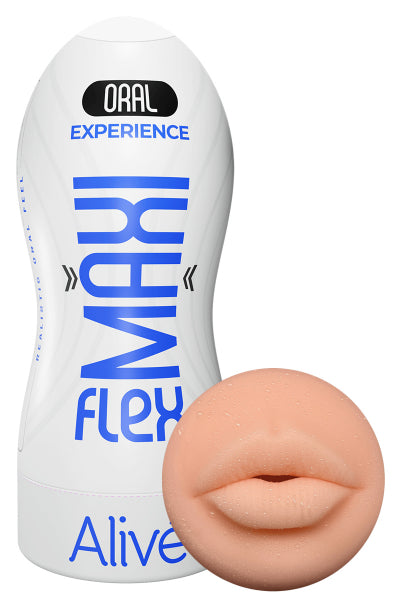 Alive Oral Maxi Flex Flesh Masturbator Size L > Sex Toys For Men > Masturbators > Manual Main image