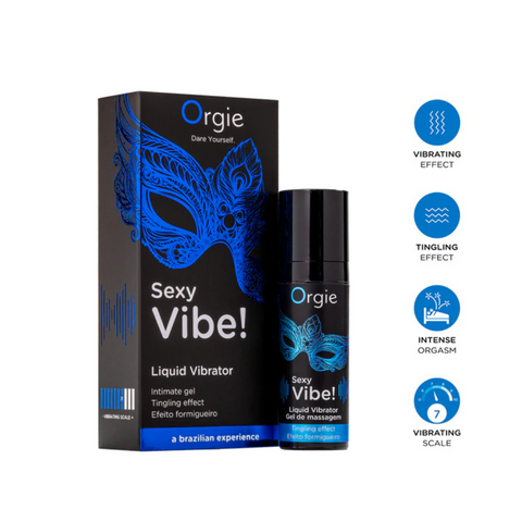 Orgie Sexy Vibe Liquid Vibrator 15 ml – Rechargeable Vibrator Default Title ENHANCERS