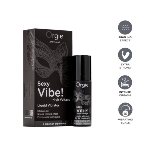 Orgie Sexy Vibe High Voltage (15 ml) – Extra Strong Vibrator Gel Default Title ENHANCERS