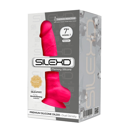 Silexd Premium Silicone 7 Inch Dildo 7 Inches Pink > Realistic Dildos and Vibes > Penis Dildo