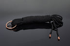Coquette Silky Rope Black 32 Inch with Rose Gold Metal Ring and Cap > Bondage Gear > Rope