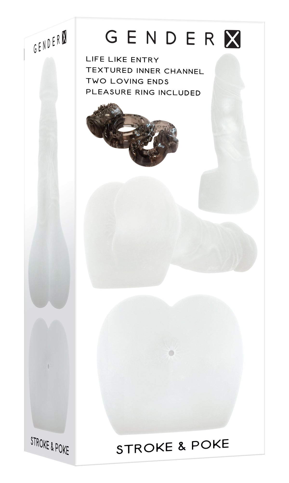 Gender X Stroke and Poke 8 Inch Stroker Dong > Sex Toys For Men > Masturbators > Vibrating