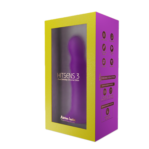 Adrien Lastic Hitsens 3 Purple Silicone Dildo 7 Inch with Suction Cup Default Title DONGS