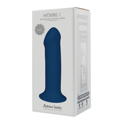 Adrien Lastic Hitsens 1 Blue 7 Inch Dual Density Silicone Dildo Default Title DONGS