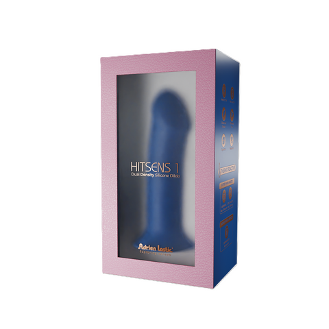 Adrien Lastic Hitsens 1 Blue 7 Inch Dual Density Silicone Dildo Default Title DONGS