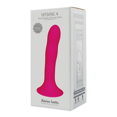Adrien Lastic Hitsens 4 Pink Dual Density Silicone Dildo 6.8 Inch Default Title Butt Plugs
