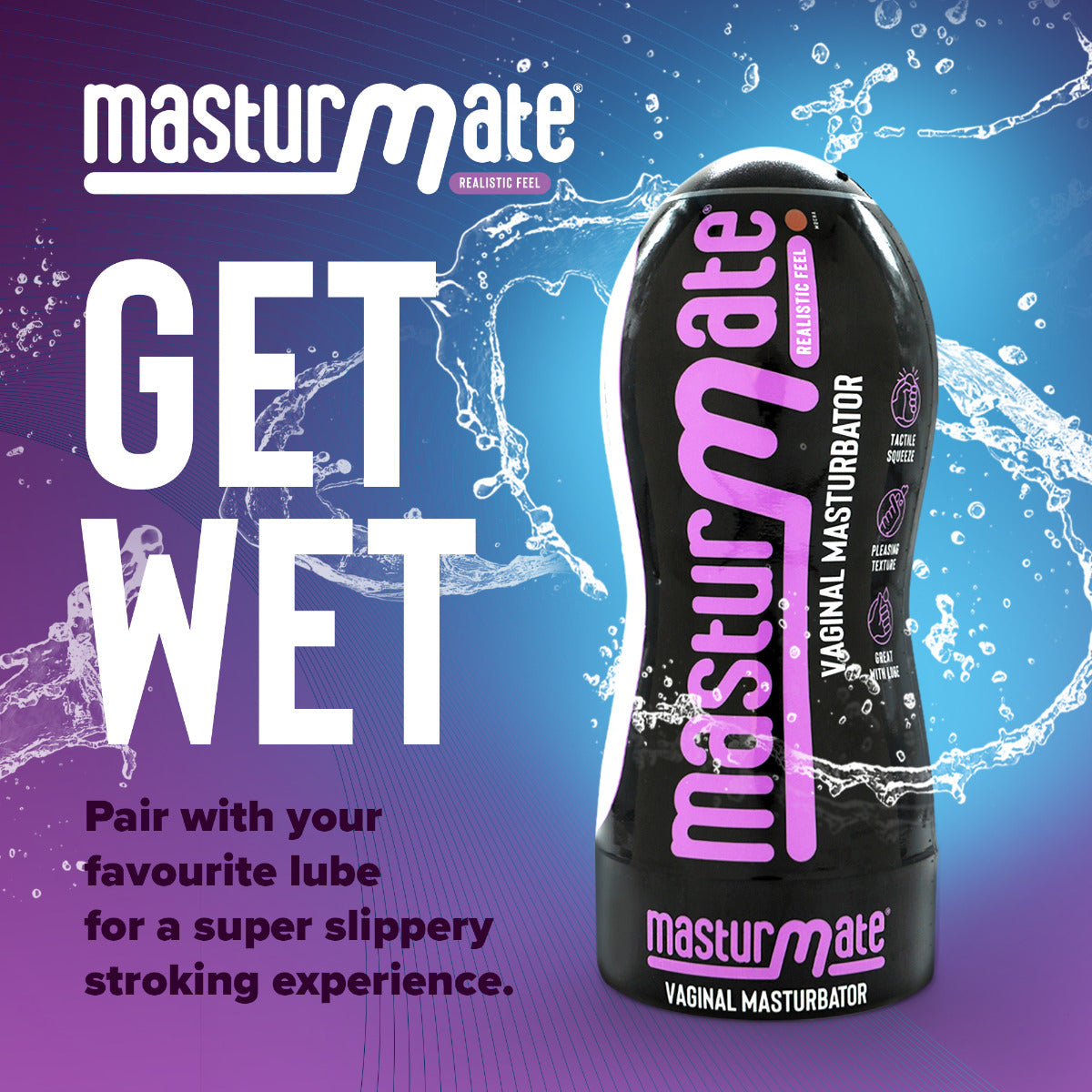 Masturmate Mocha Realistic Male Masturbator – Vaginal Stroker with Ergonomic Design > Sex Toys For Men > Masturbators > Manual