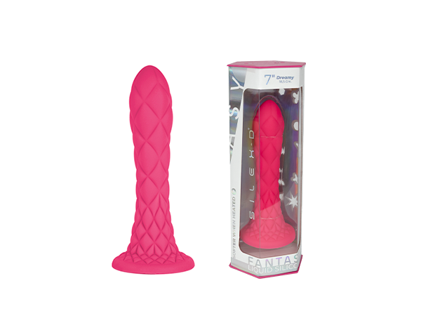 SilexD Fantasy Line Dreamy (Pink) – Thermo Reactive 7 Inch Dildo Default Title DONGS