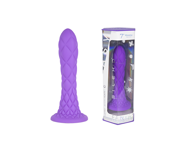 SilexD Fantasy Line Dreamy (Purple) – Thermo-Reactive 7 Inch Dildo Default Title DONGS