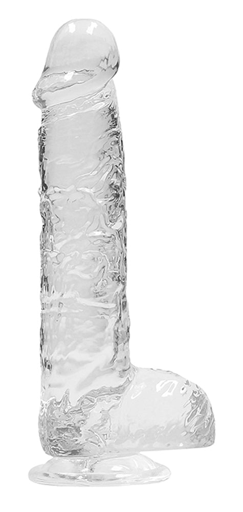 RealRock 6 Inch Transparent Crystal Clear Phthalate-Free Rubber Dildo > Dildos > Realistic Dildos