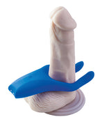 BeauMents Doppio Young Blue Silicone Vibrator with 10 Functions and Waterproof Design > Sex Toys > Couples Toys