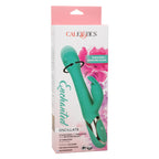CalExotics Enchanted Oscillate Teal with Thrusting and Rotating, Rechargeable, Waterproof Silicone, 8.5 Inches > Vibrators > Ladies > Rabbit