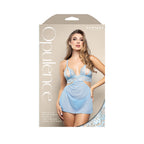Opulence Bralette with Detachable Skirt and Crotchless Pearl G-String – Lingerie Set > Clothes > Lingerie Sets