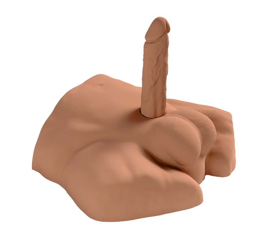 Silexd 7 Inch Apollo Half Male Torso with Interchangeable Dildo Liquid Silicone Caramel > Sex Toys > Sex Dolls > Premium