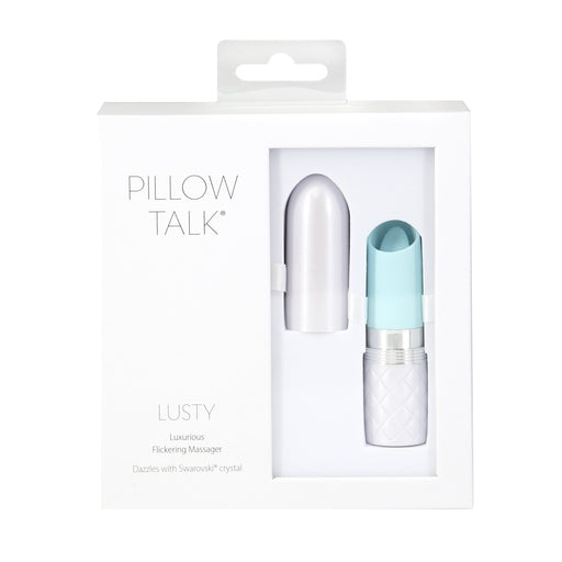 Pillow Talk Lusty Flickering Massager Teal Clitoral Vibrator Teal Vibrators