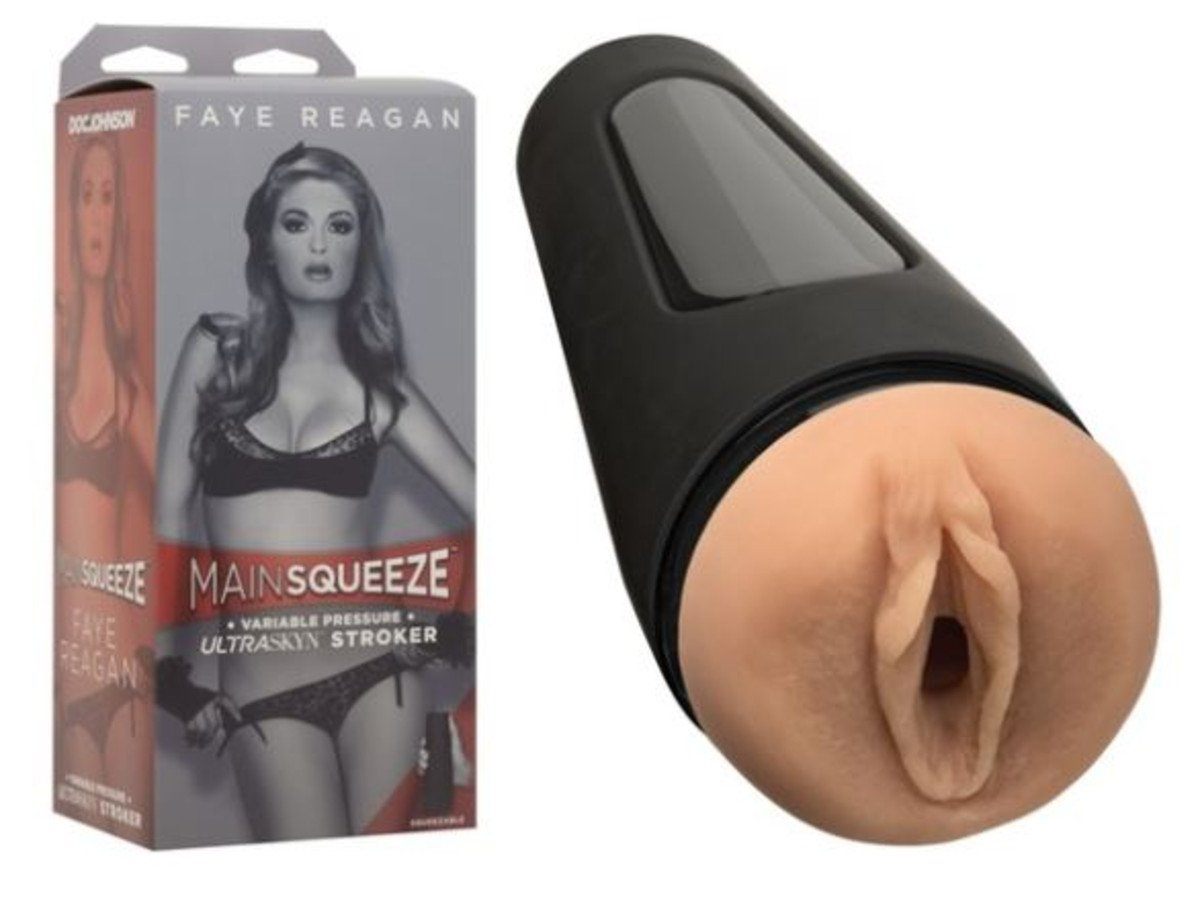 Doc Johnson Main Squeeze Faye Reagan – ULTRASKYN Squeezable Stroker > Sex Toys For Men > Masturbators > Pornstar Main image