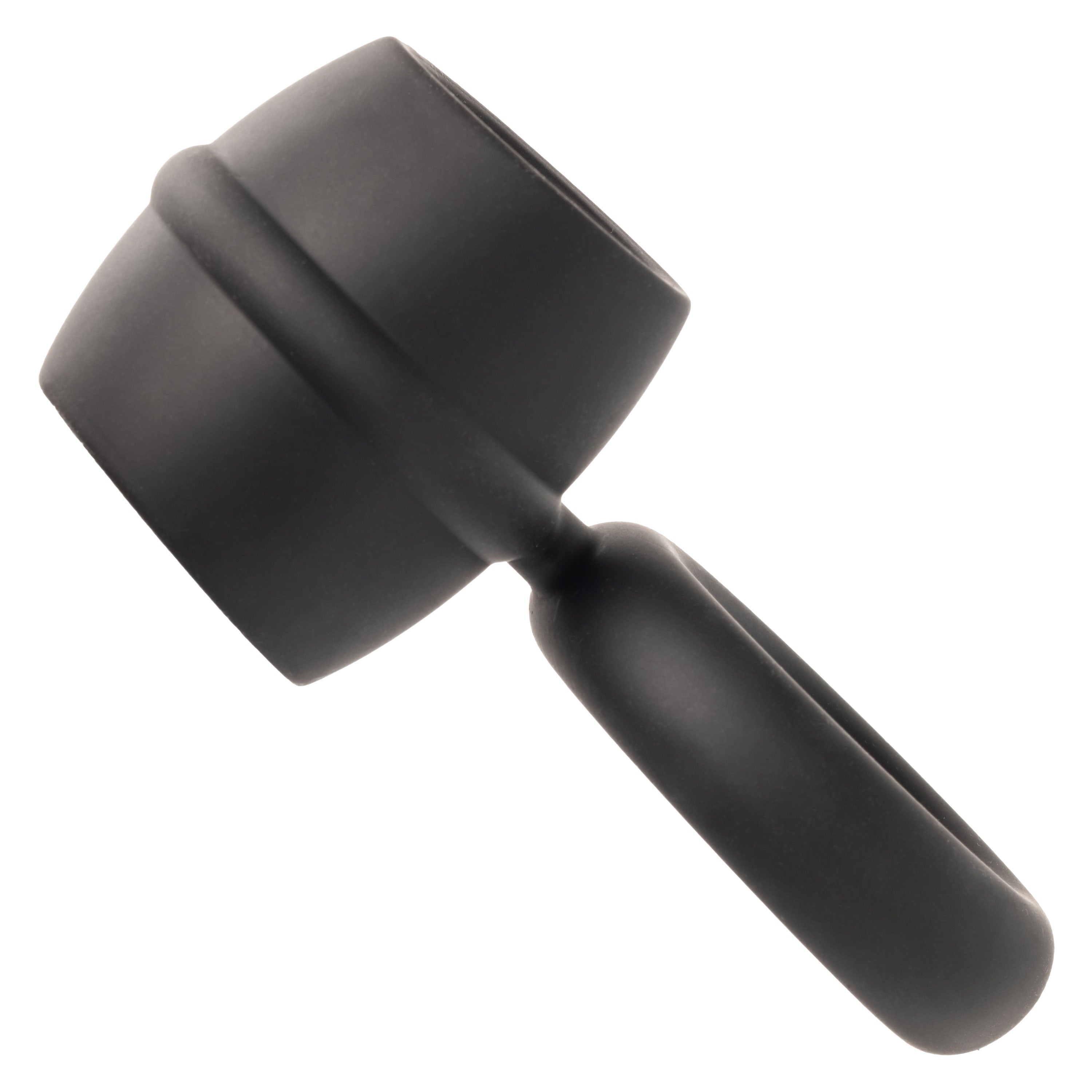 Alpha Liquid Silicone Dual Magnum Ring Black Stretchy Comfortable Size > Cock Ring > Sling