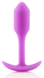 b-Vibe Snug Plug 1 – Slim Weighted Butt Plug Fuchsia > Anal Range > Butt Plugs