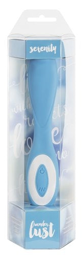 Wonderlust Serenity Rechargeable Vibrator in Blue Design Default Title Vibrators