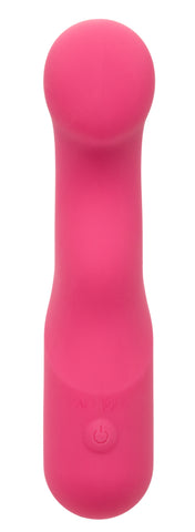 Liquid Silicone Pixies Curvy Pink Flexible Curved Massager with 10 Speeds > Vibrators > Standard Vibrators