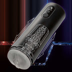 Bionic Thrusting Masturbator Black with Ultra-Soft Sleeve and Seven Thrusting Functions Black > Sex Toys For Men > Masturbators Premium
