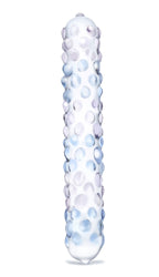 Purple Rose Nubby Glass Dildo 7 Inch Spiraled Pleasure Toy > Glass > Dildos