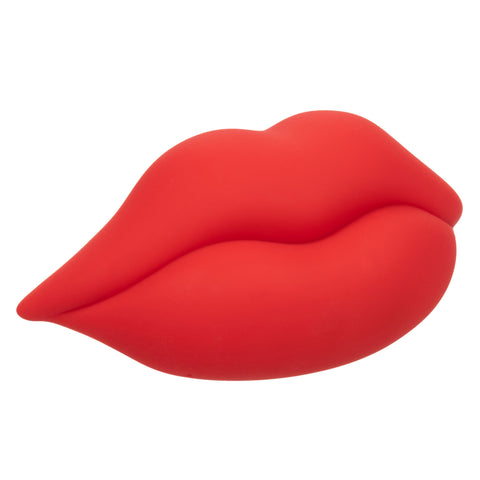 Naughty Bits MUAH Mini Red Lip-Shaped Silicone Vibrator 3.25 Inches Waterproof > Vibrators > Standard Vibrators